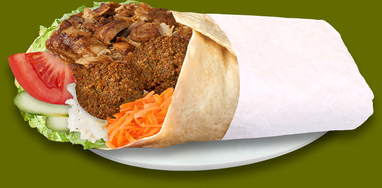 Schawarma Falafel Sandwich